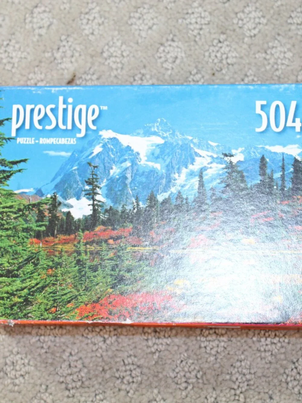 Prestige 504 Piece Puzzle NIB Sealed Mountain Scene Puzzle